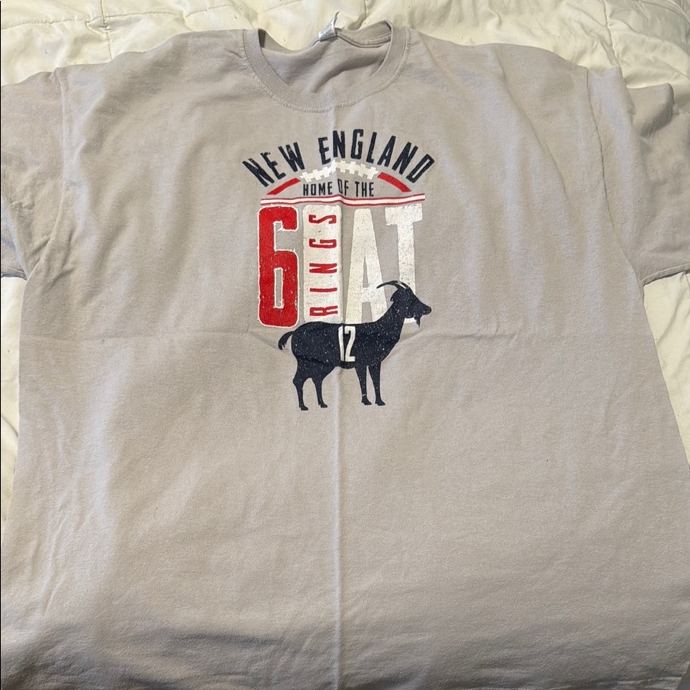 New England Graphic Tee - Gray